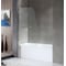 Anzzi Grand Series 30 in. by 55 in. Frameless Hinged Tub Door in Chrome SD-AZ10-01CH - alternate 1